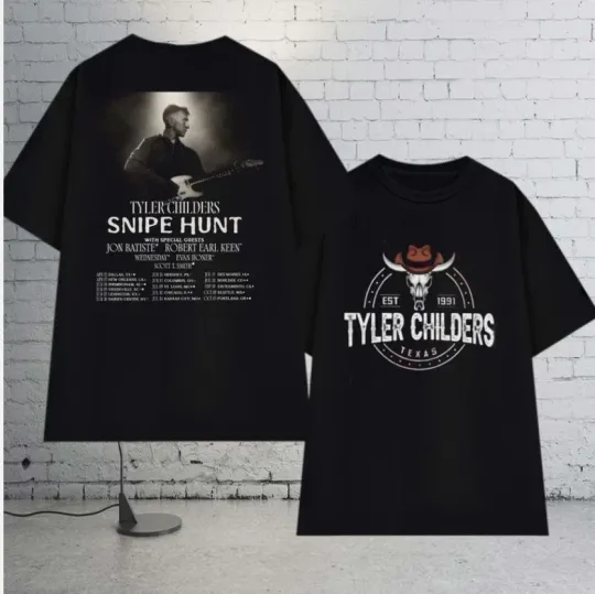 Tyler Childers Shirt, Tyler Childers Snipe Hunt 2026 Tour Shirt