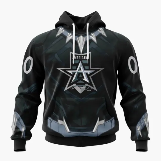 Personalized Allen Americans Hoodie Special Black Panther