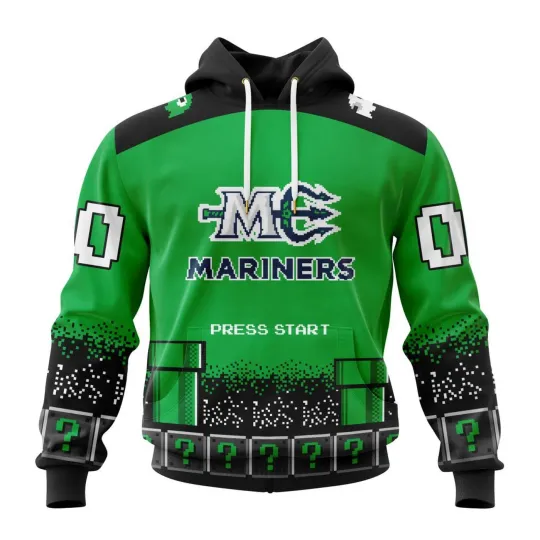 Discover Personalized Maine Mariners Hoodie/Zip Hoodie Special Retro Game