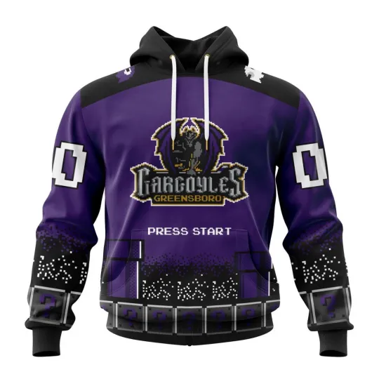 Discover Personalized Greensboro Gargoyles Hoodie/Zip Hoodie Special Retro Game