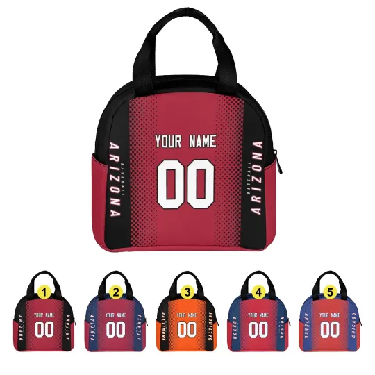 Discover Custom Insulate Lunch Bags Personalized Name And Number For Baseball Fans