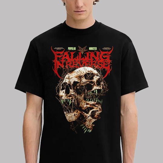 Falling In Reverse Triple Skull Unisex T-Shirt