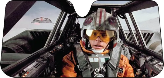 Discover Star Wars Snow Speeder Front Windshield Folding Accordion Sunshade
