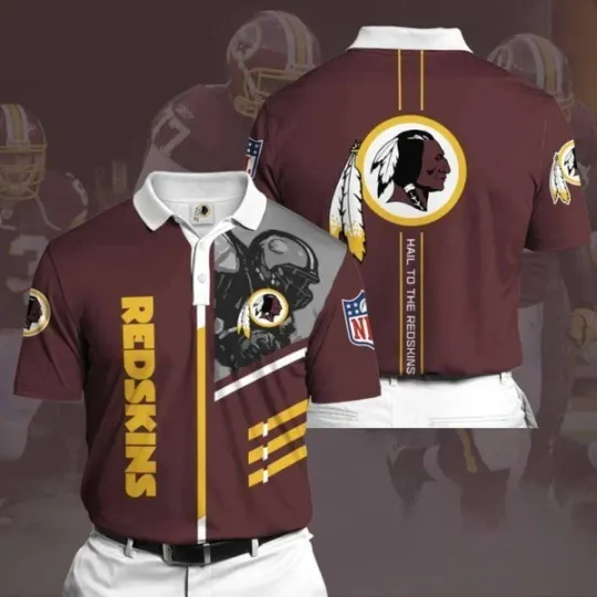 Discover Washington Football Team Redskinss Polo Shirt
