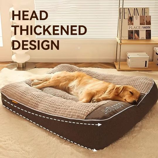 Discover HOOPET Dogs Cats Bed Mat Large Dog Mat Warm Pet Nest Kennel For Small Medium Large Dogs Puppy Kitten Plus Size Sleeping Mattress