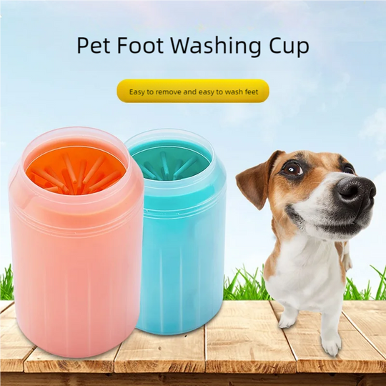 Discover Dog Paw Cleaner Cup Soft Silicone Combs Portable Outdoor Pet Foot Washer Paw Clean Brush Quickly Wash Foot Cleaning Bucket