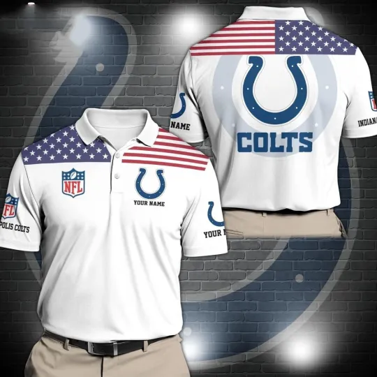Personalized Indianapolis Football Team Coltss Polo Shirt