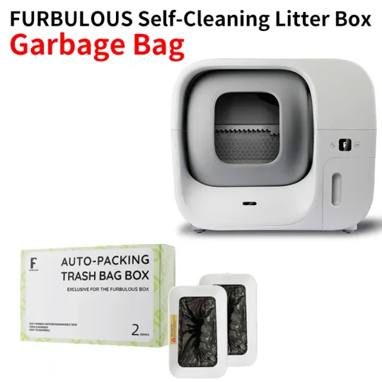 Discover FURBULOUS Self-Cleaning Litter Box special garbage bag accessories