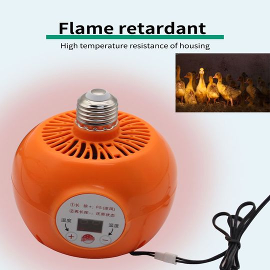 Discover Pet Heater Animal Heating Lamp Warm Light Lamp Thermostat Thermostat Heater Reptile Box Heating Lamp 220V 150W For Incubator