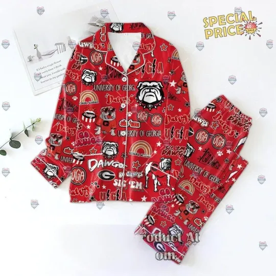 Discover Bulldogs Go Dawgs Premium Pajamas Set