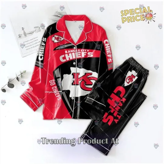 Discover Chiefs Go Chiefs Premium Pajamas Set
