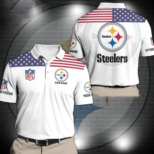 Personalized Pittsburgh Football Team Steelerss Polo Shirt