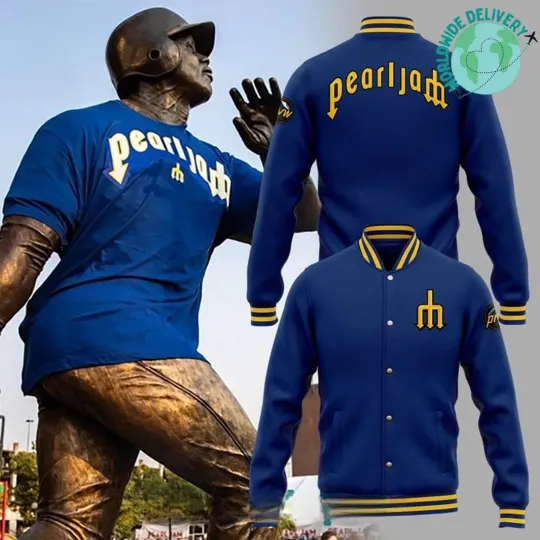 Discover PEL JAM Ten Club Night Baseball Jacket