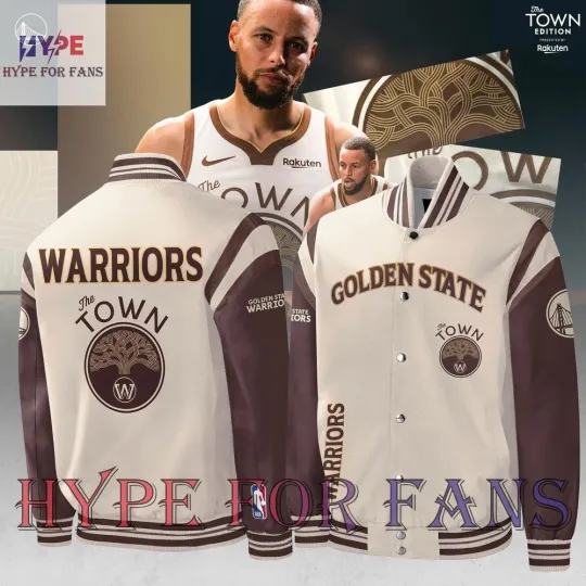 Discover Warriors 2025-2026 City Edition Baseball Jacket