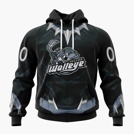 Personalized Toledo Walleye Hoodie Special Black Panther