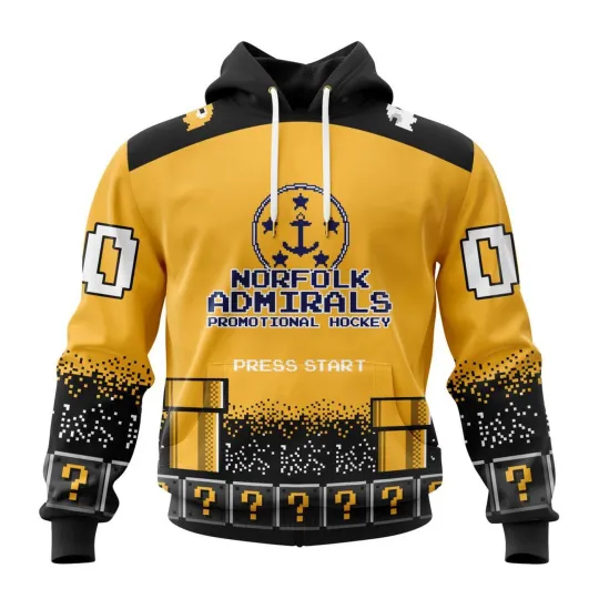 Discover Personalized Norfolk Admirals Hoodie Special Retro Game
