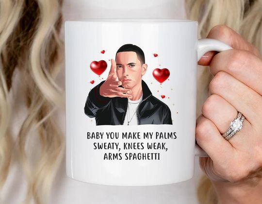 Discover Funny Hip Hop Valentines Mug - Romantic Love Mug, Cute Funny Valentine's Day Mug, Love Greeting Mug [MG343]
