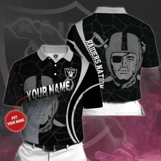Discover Personalized Las Vegas Football Team Raiderss Polo Shirt