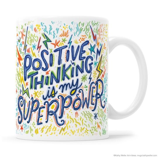 Discover Inspirational Mug, Positive Mug, Self Care Gift, Positive Vibes Mug, Positivity Mug, Teacher Gift, My Happy Place Mug, Positive Vibes Only