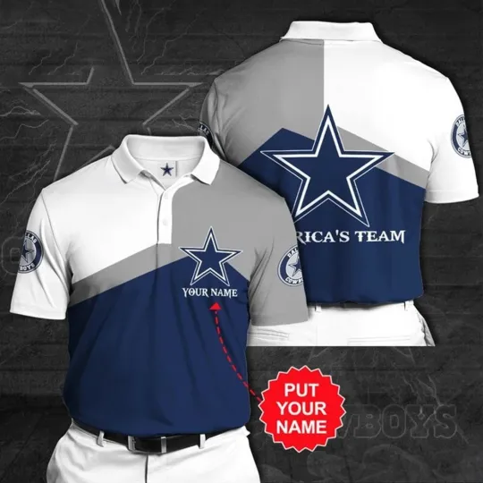 Discover Personalized Dallas Football Team Cowboyss Polo Shirt