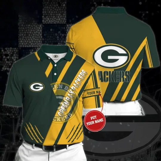 Discover Personalized Green Bay Football Team Packerss Polo Shirt