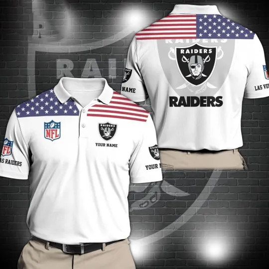 Discover Personalized Las Vegas Football Team Raiderss Polo Shirt