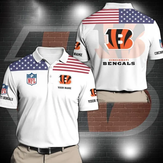 Discover Personalized Cincinnati Football Team Bengalss Polo Shirt