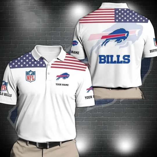 Discover Personalized Buffalo Football Team Billss Polo Shirt