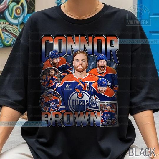 Discover Vintage Connor Brown shirt, Connor Brown Tee, Comfort colors Connor Brown Tee, Bootleg Rap tee, Edmonton Youth Hockey Tee