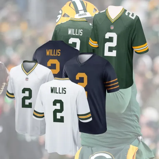 Discover Malik #2 Willis Green Bay P Name & Number Player AOP Gift Fan