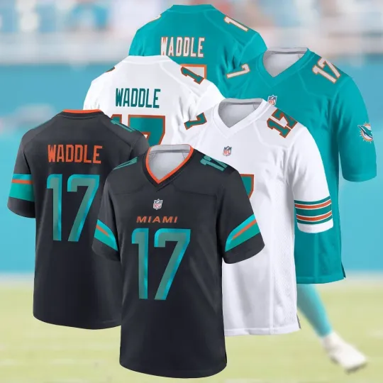Discover Jaylen #17 Waddle Miami D Player Name & Number AOP Gift Fan