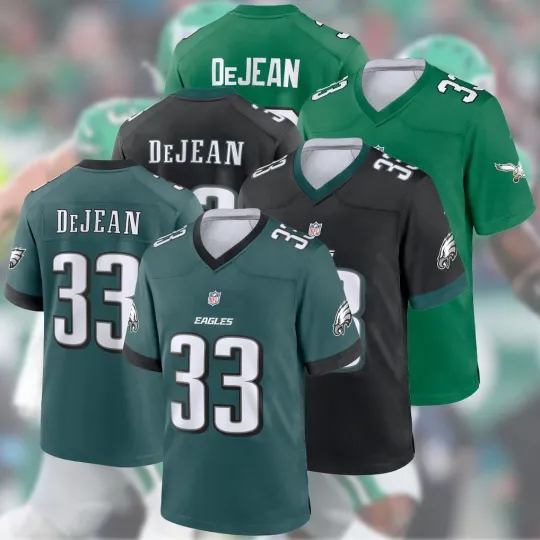 Dejean #33 Philadelphia Player Name & Number AOP Gift Fan