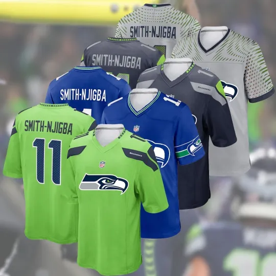 Discover Njigba #11 Seattle Player Name & Number AOP Gift Fan