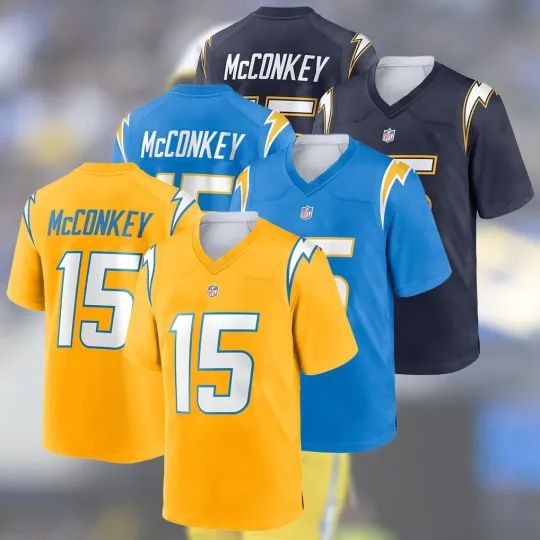 Discover McConkey #15 Los Angeles Player Name & Number  AOP Gift Fan