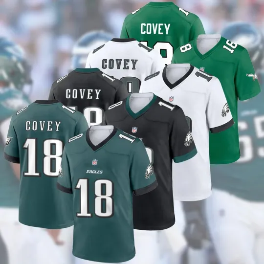 Welcome Britain #18 Covey Philadelphia E Player Name & Number AOP Gift