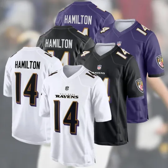 Discover Hamilton #14 Baltimore R Player Name & Number AOP Gift Fan