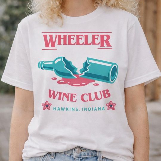 Wheeler Wine Club Stranger Things Inspired T-Shirt