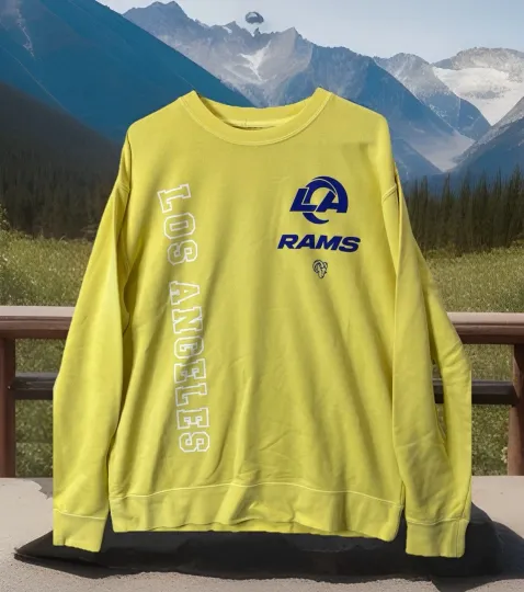 Discover The Wild Collective Los Angeles Rams Logo Sweatshirt