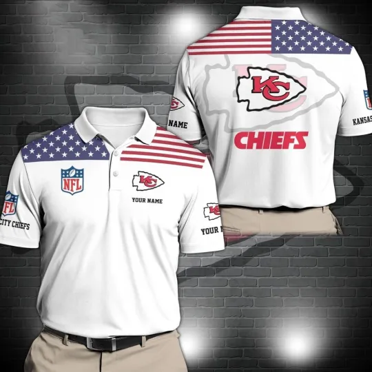 Discover Personalized Kansas City Football Team Chiefss Polo Shirt