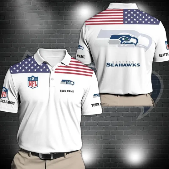 Discover Personalized Seattle Football Team Seahawkss Polo Shirt
