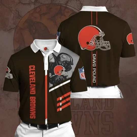 Discover Cleveland Football Team Brownss Polo Shirt