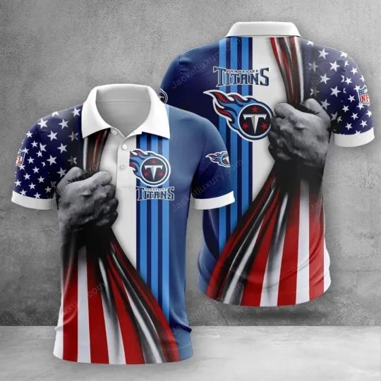 Discover Tennessee Football Team Titanss Polo Shirt
