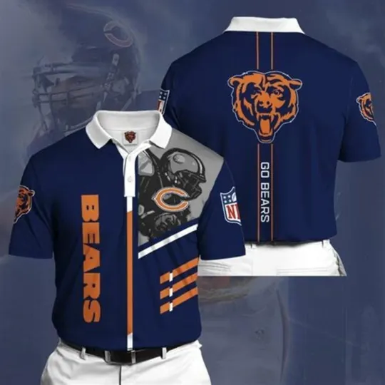 Discover Chicago Football Team Bearss Polo Shirt