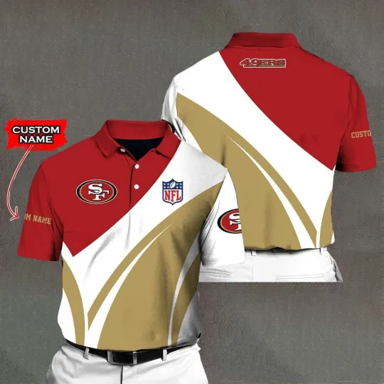 Discover Personalized San Francisco Football Team 49erss Polo Shirt