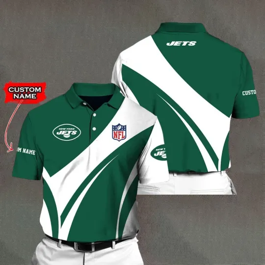 Discover Personalized New York Football Team Jetss Polo Shirt