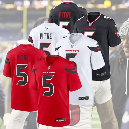 Discover HOT! Stitched Jalen #5 Pitre Houston T Name & Number Player Gift Fan