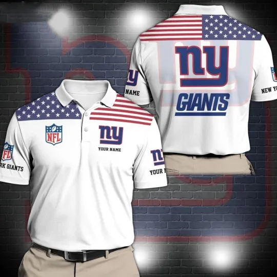 Discover Personalized New York Football Team Giantss Polo Shirt