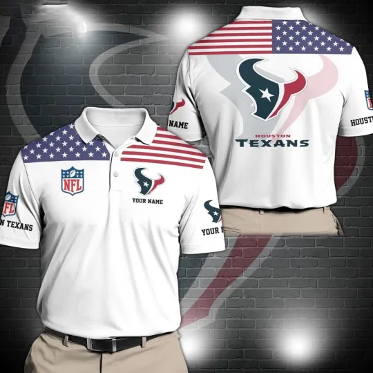 Discover Personalized Houston Football Team Texanss Polo Shirt
