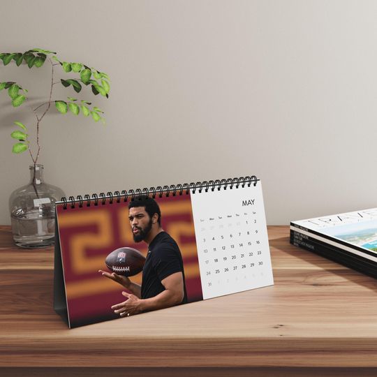 Discover 2026 Caleb Williams Desk Calendar | 2026 Desk Calendar | Caleb Williams | Chicago Bears | Football Calendar | Football Poster