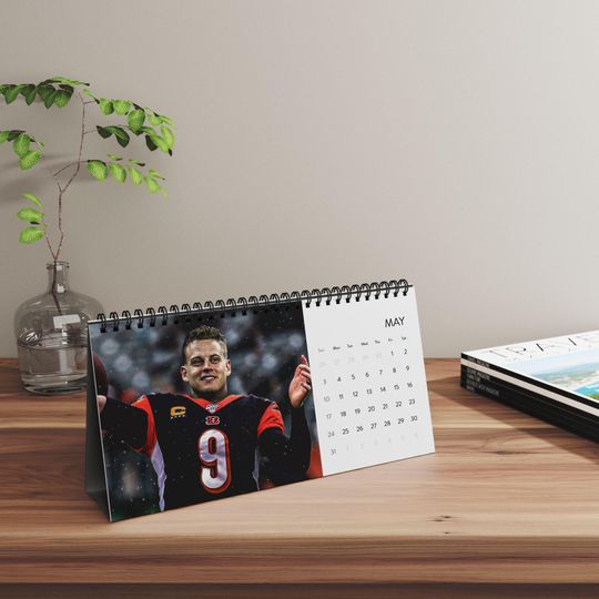 Discover Joe Burrow Desk Calendar | 2026 Desk Calendar  | Cincinnati Bengals  | football Calendar | Football Poster | Joe Burrow